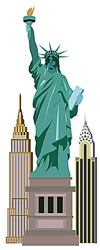 Statue of Liberty New York illustration
